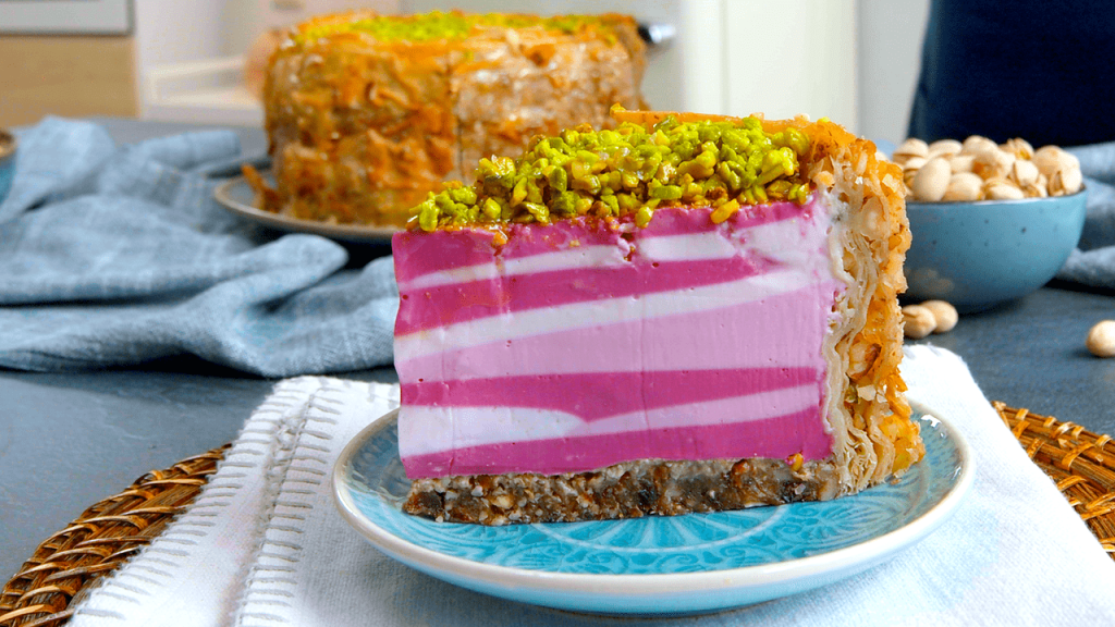 Cremig-fruchtige Baklava-Torte – ein großartiges Baklava-Rezept