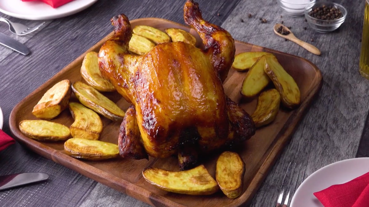 Würzig-mariniertes Bierhähnchen aus dem Ofen - Leckerschmecker