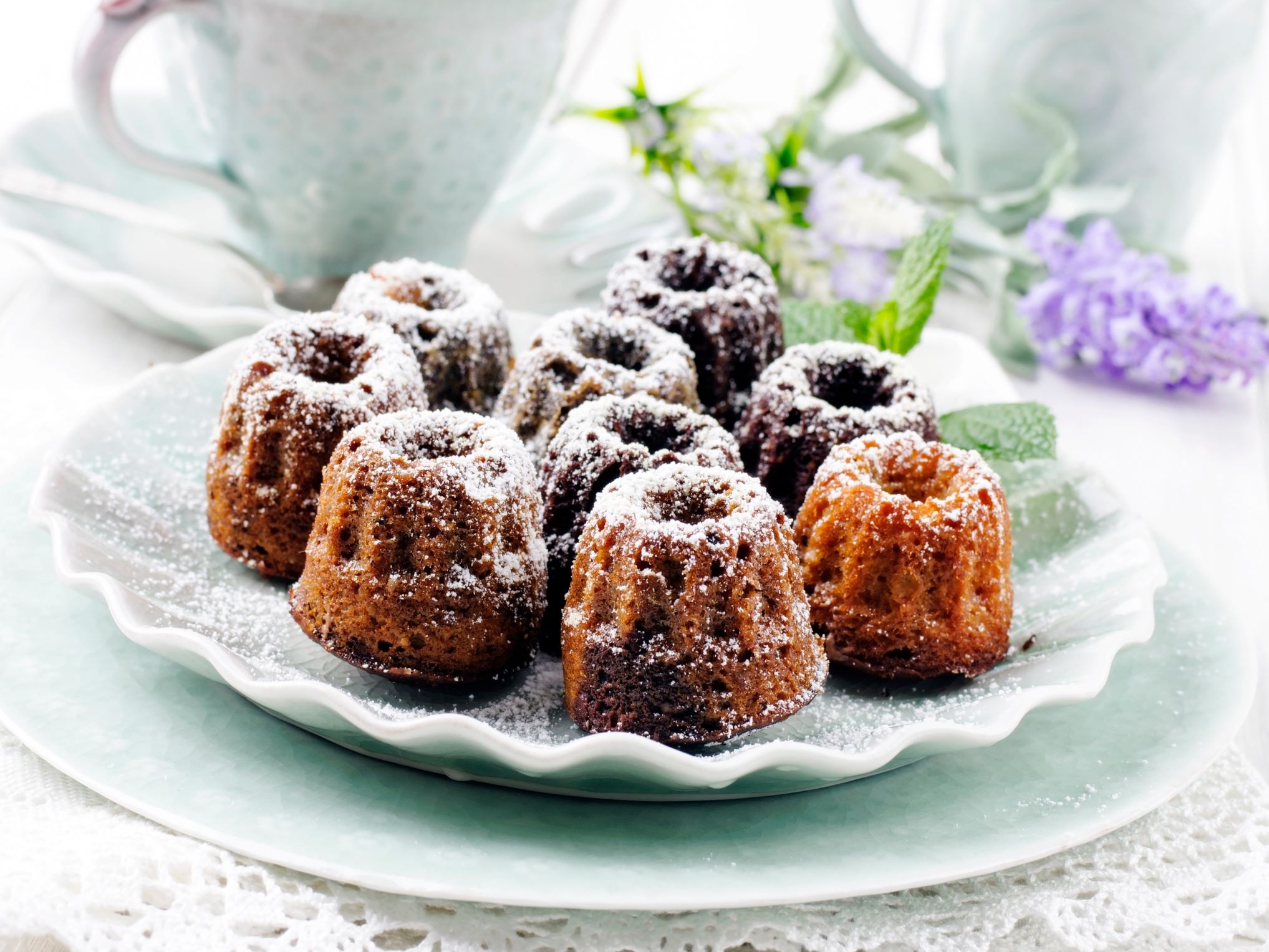 Mini-Lebkuchen-Gugelhupf: schnelle weihnachtliche Kuchen - Leckerschmecker