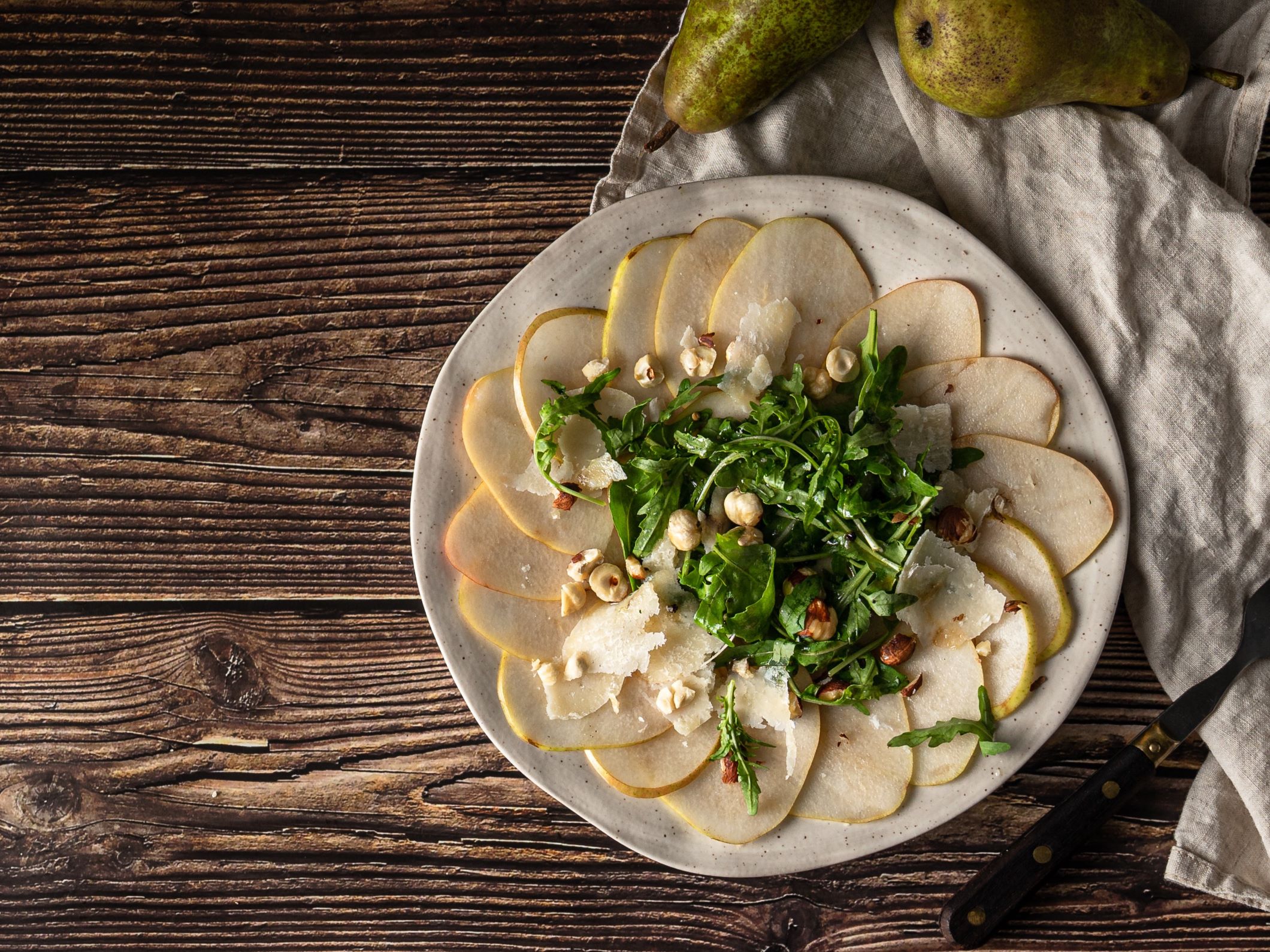 Birnen-Carpaccio mit Gorgonzola und Walnüssen: fruchtig-würzig ...