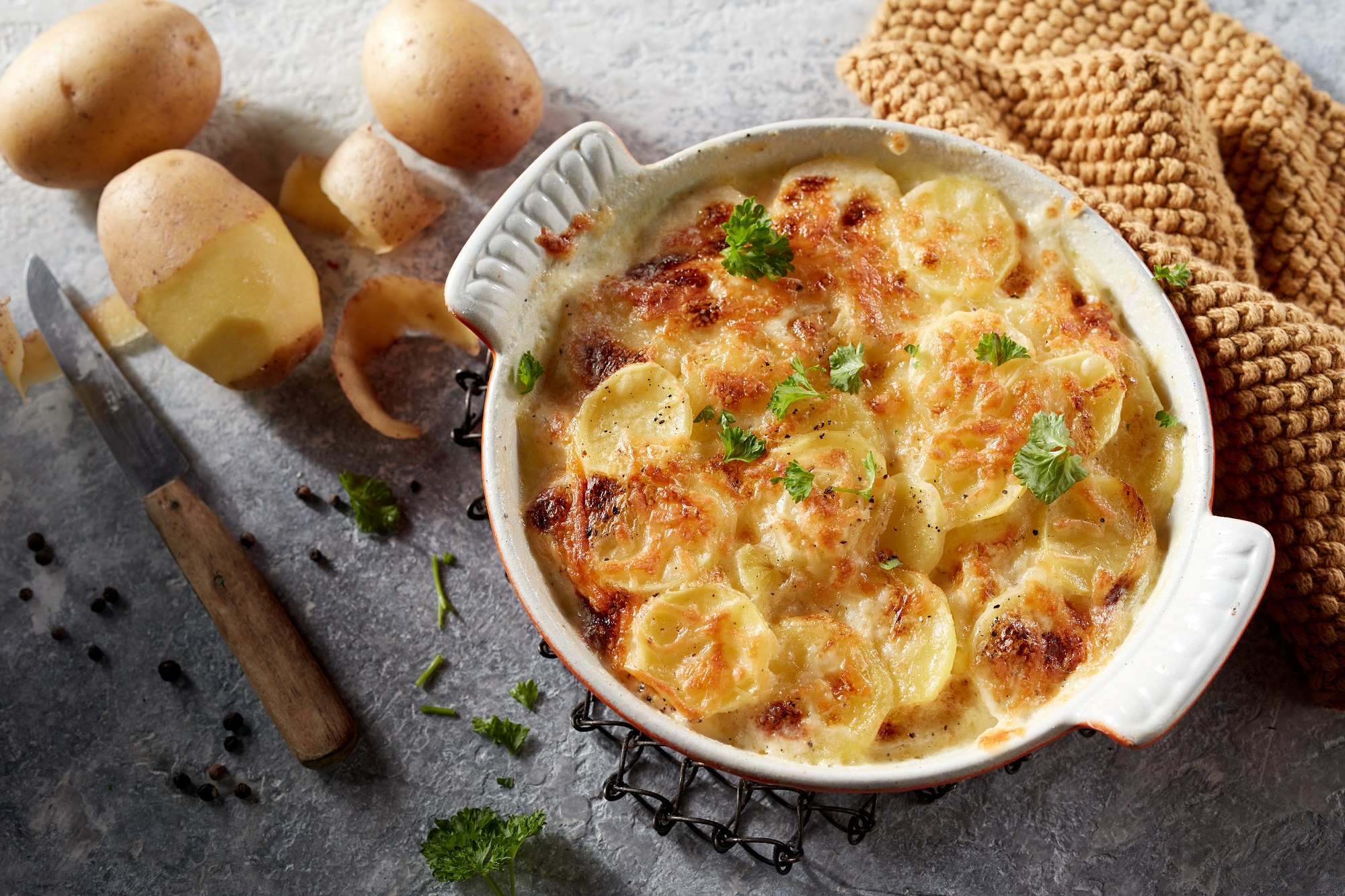 Kartoffelgratin mit Pilzen: wenig Aufwand, großer Genuss - Leckerschmecker