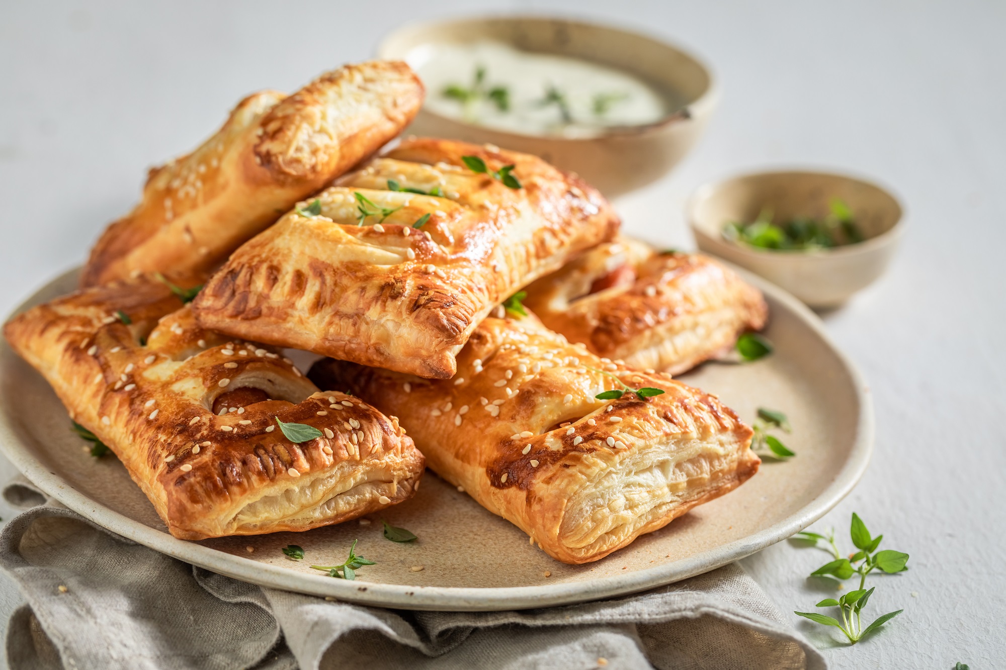 Spinat-Blätterteig-Taschen mit Feta: leckerer Snack, leicht gemacht ...