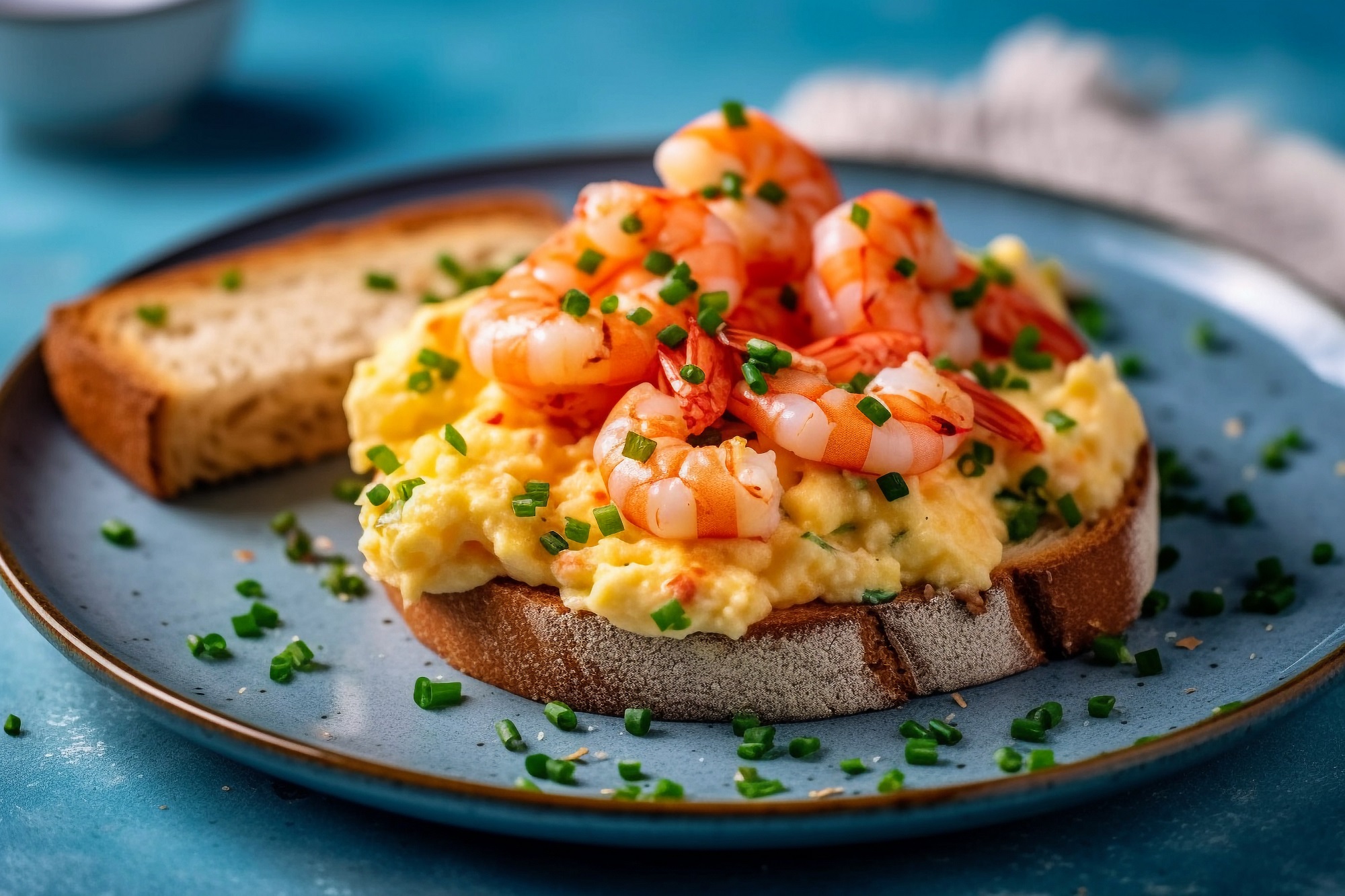 Rührei mit Krabben auf Toast: Deluxe-Frühstück in 15 Minuten ...