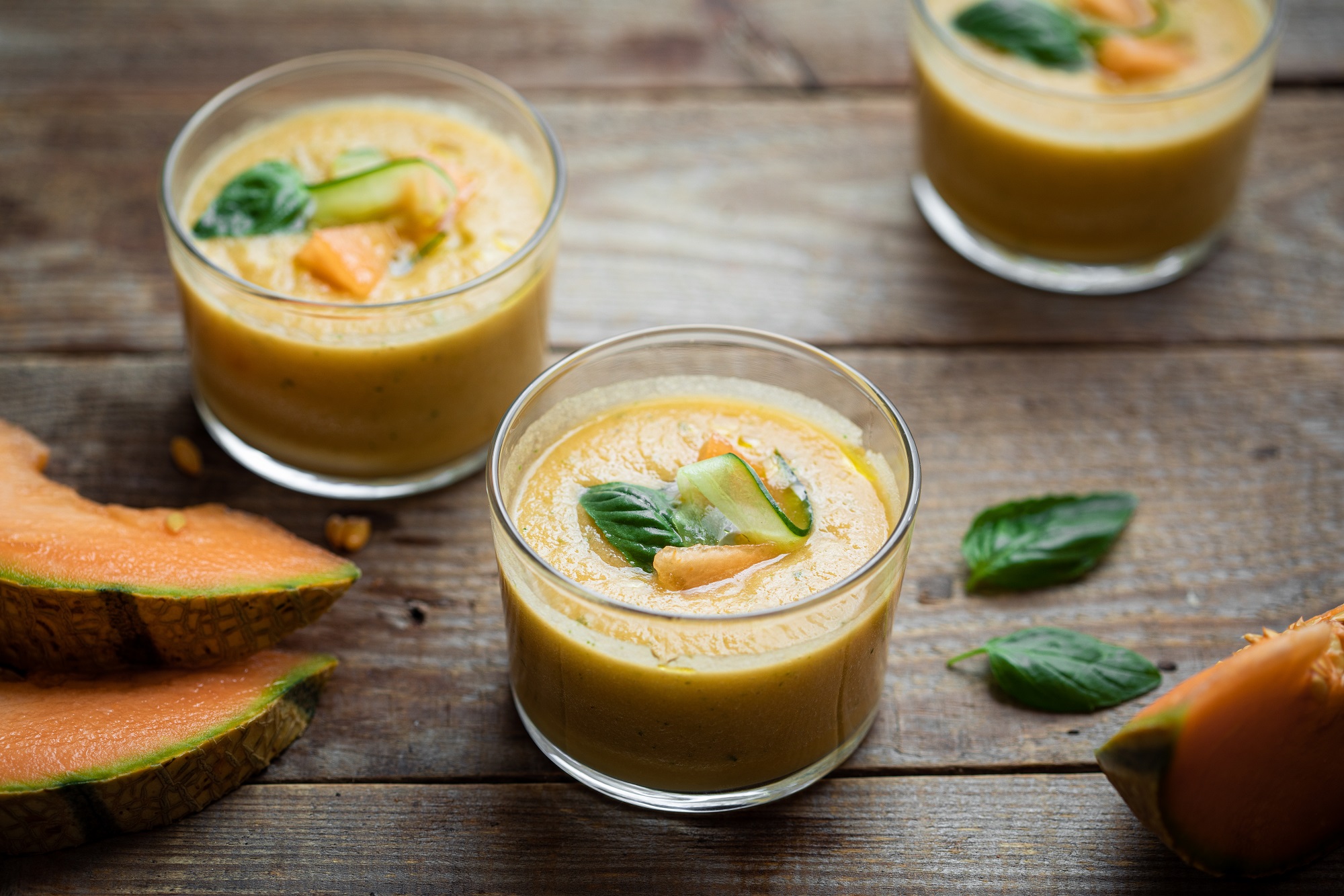 Kalte Melonensuppe: einfaches Sommergericht - Leckerschmecker