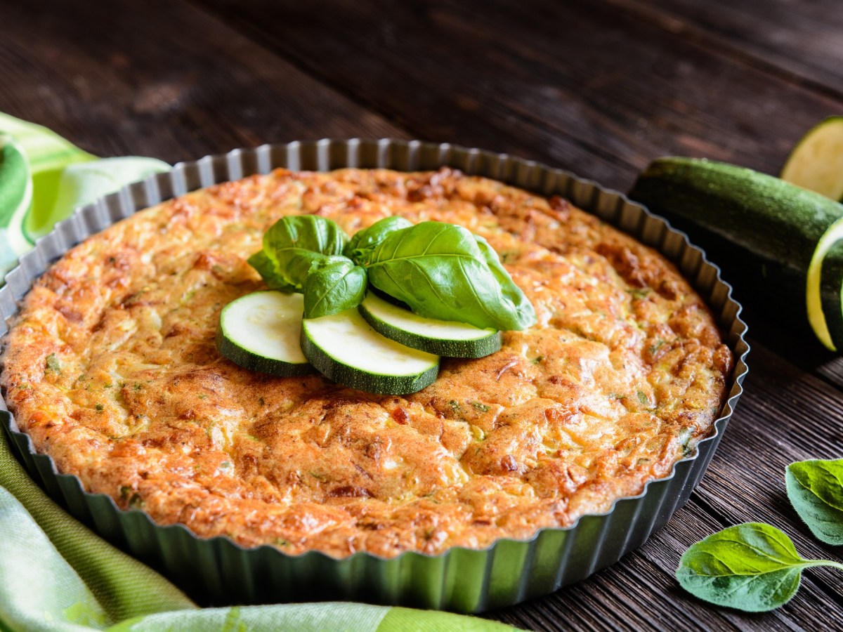 Tarteform mit Zucchini-Pie