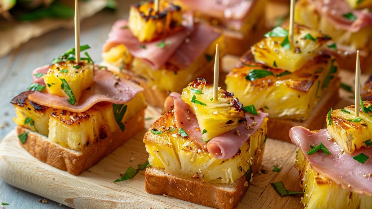 Diese Toast-Hawaii-Spieße musst du probieren - Leckerschmecker