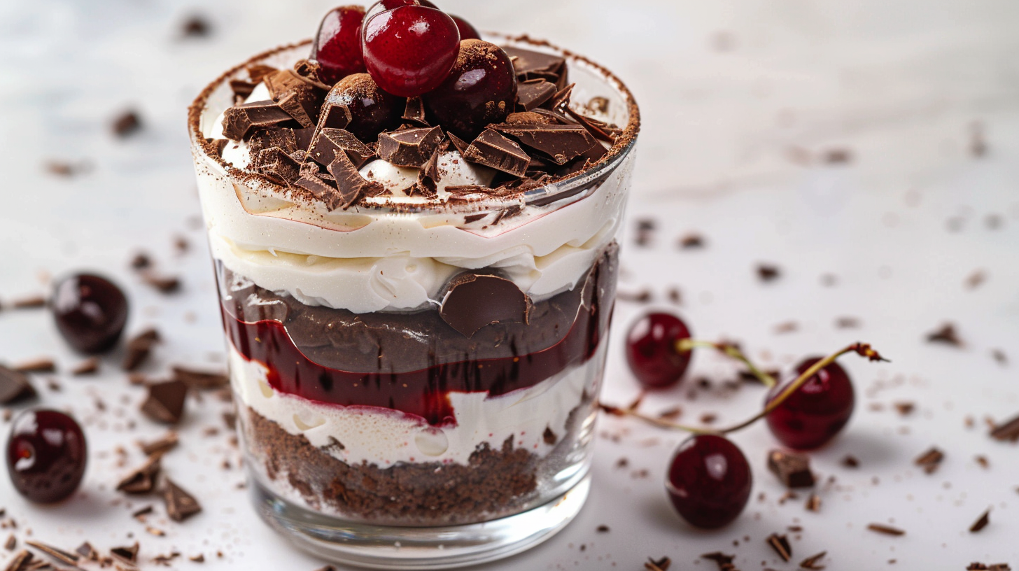 Schwarzwälder Kirschtorte im Glas: Schichtdessert in 20 Minuten ...