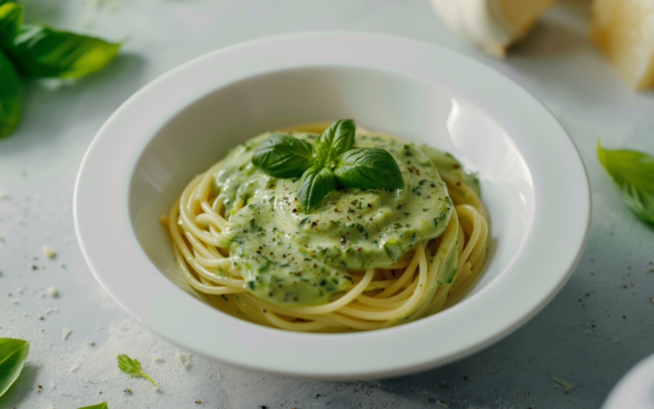 Spaghetti mit Zucchini-Soße: frischer, leichter Pastagenuss ...