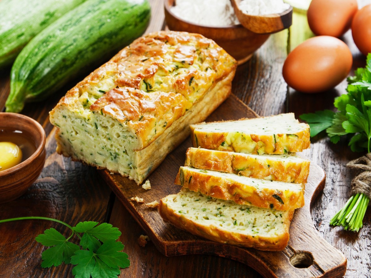 Leckeres Zucchinibrot ohne Hefe backen