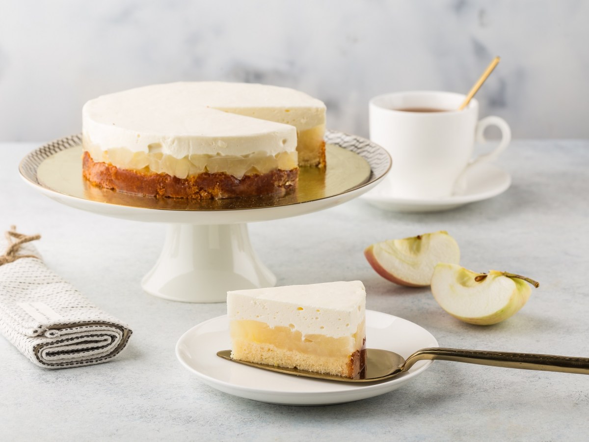 Cremig-fruchtiger Herbstkuchen: So machst du Apfel-Cheesecake