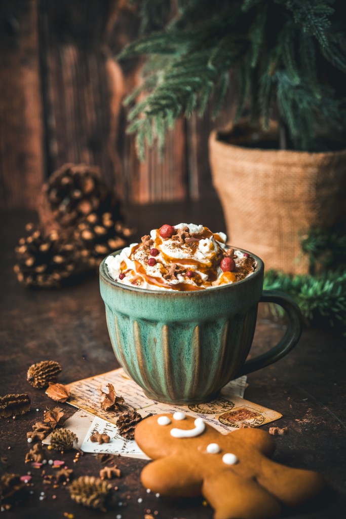 Cooking for Christmas: heiße Lebkuchen-Schokolade