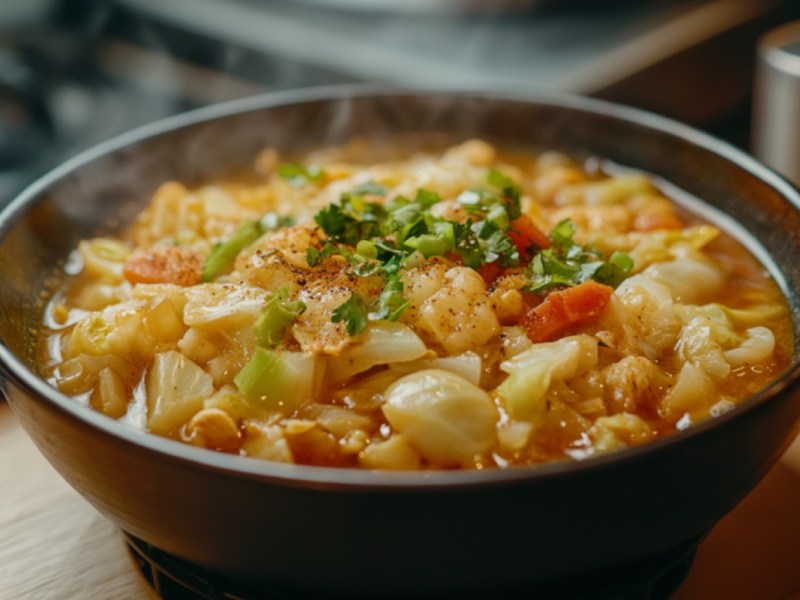 Dieses Weißkohl-Curry schmeckt gut und wärmt von innen