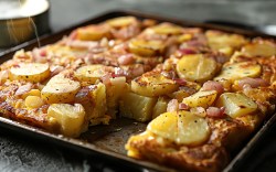 Kartoffel-Schinken-Frittata vom Blech