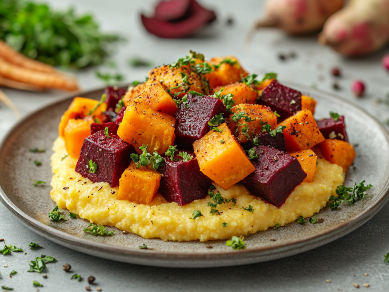 OfengemÃ¼se mit Polenta: Kochen war noch nie so leicht