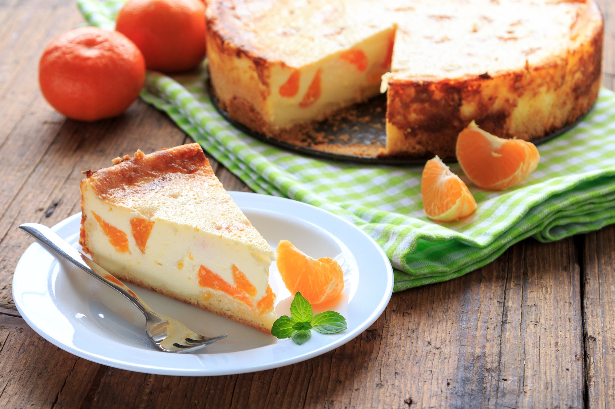 Mandarinen-Quark-Kuchen: fruchtig, cremig, lecker - Leckerschmecker